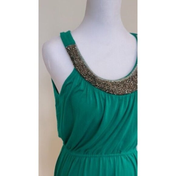 Apt. 9 Green Embellished Neck Dress – Size M - Picture 5 of 9